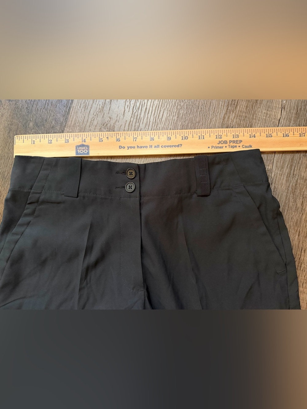 Nike Black Golf Dri-FIT Cropped Capri Pants Size 2 - Picture 7 of 11